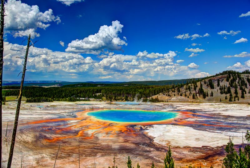 beautiful hot spring